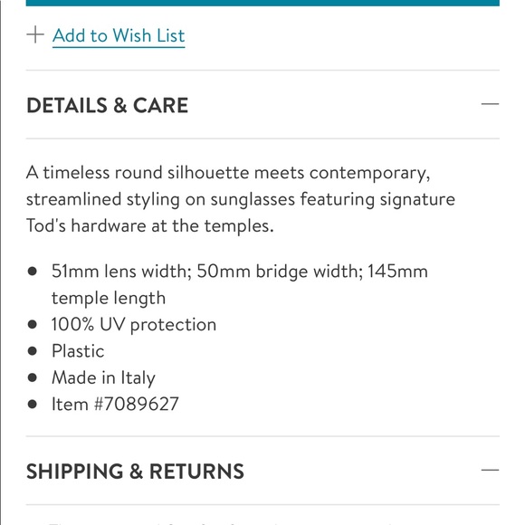 Tod’s sunglasses - Picture 2 of 5